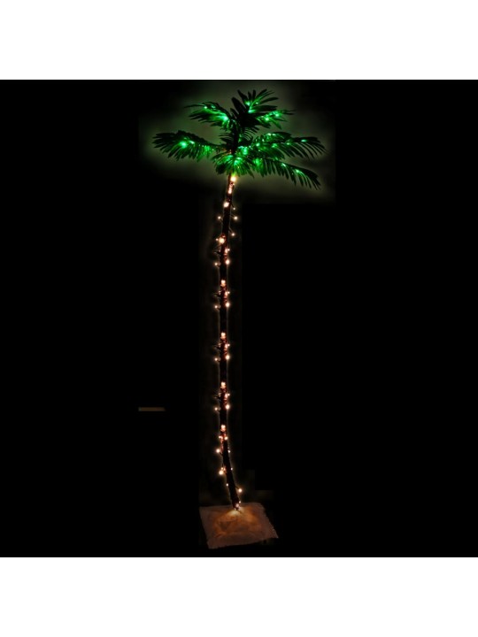Palmė su 192 šiltomis baltomis LED lemputėmis, 300cm
