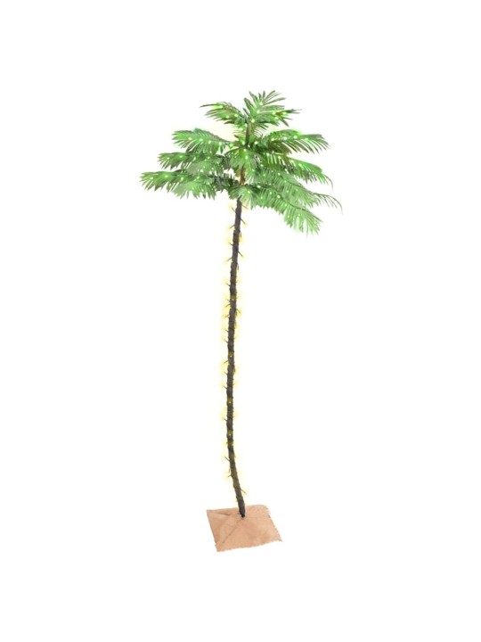 Palmė su 252 šiltomis baltomis LED lemputėmis, 400cm