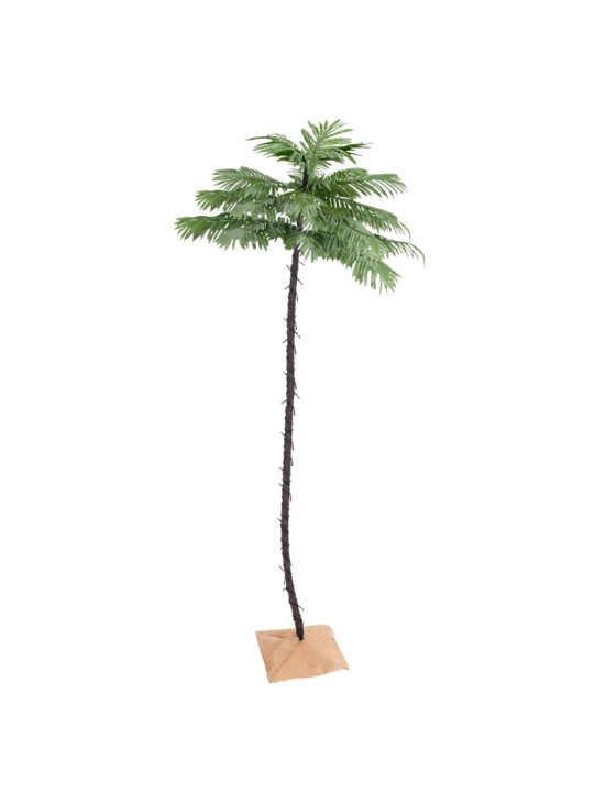 Palmė su 252 šiltomis baltomis LED lemputėmis, 400cm