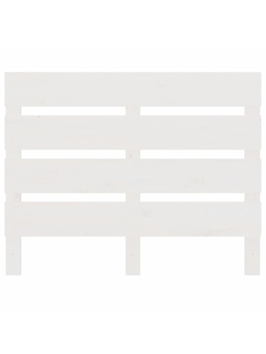 Galvūgalis, baltos spalvos, 100x3x80cm, pušies medienos masyvas