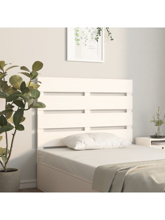 Galvūgalis, baltos spalvos, 100x3x80cm, pušies medienos masyvas