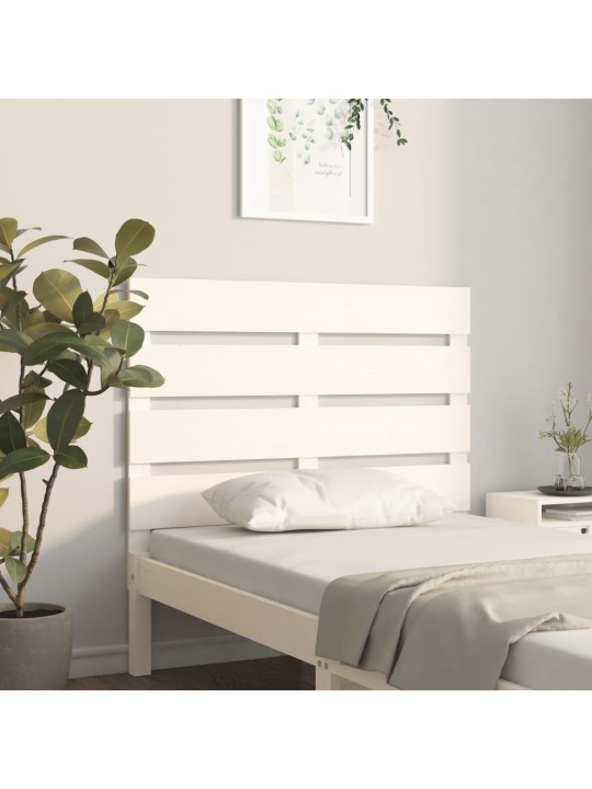 Galvūgalis, baltos spalvos, 100x3x80cm, pušies medienos masyvas