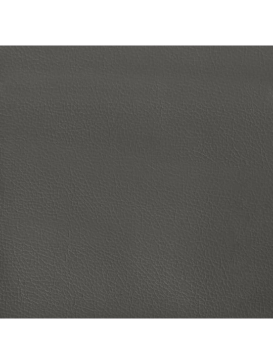 Galvūgalis, pilkos spalvos, 100x5x78/88 cm, dirbtinė oda