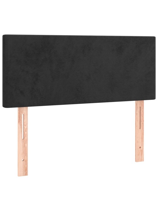 Galvūgalis, juodos spalvos, 100x5x78/88cm, aksomas