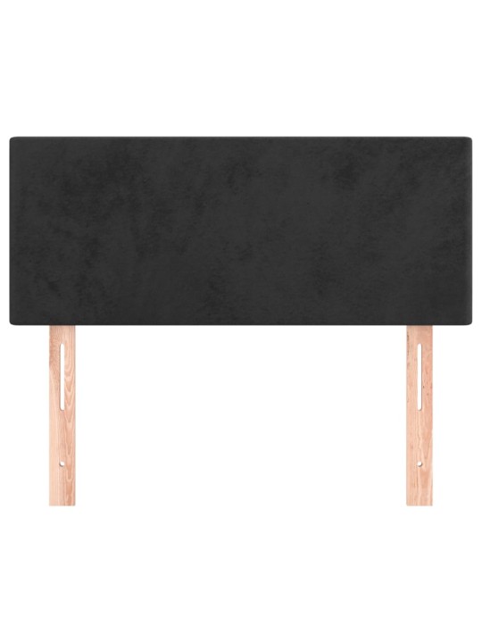 Galvūgalis, juodos spalvos, 100x5x78/88cm, aksomas