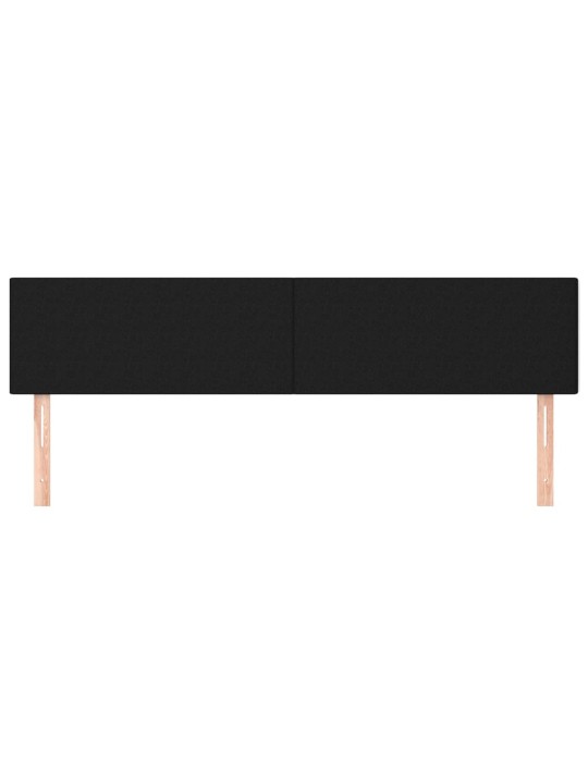 Galvūgalis, 2vnt., juodos spalvos, 80x5x78/88cm, audinys