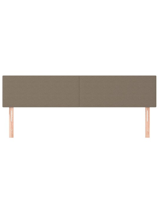 Galvūgalis, 2vnt., taupe spalvos, 80x5x78/88cm, audinys