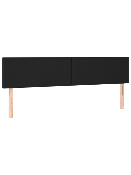 Galvūgalis,2vnt., juodos spalvos, 90x5x78/88cm, dirbtinė oda