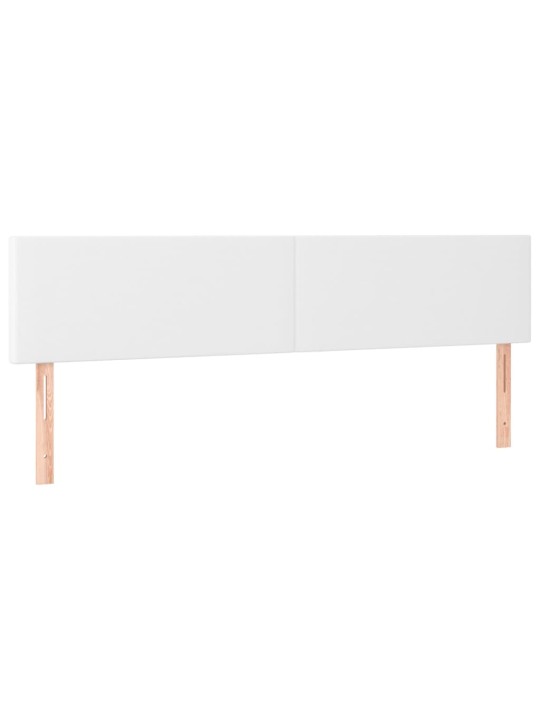 Galvūgalis,2vnt., baltos spalvos, 90x5x78/88cm, dirbtinė oda