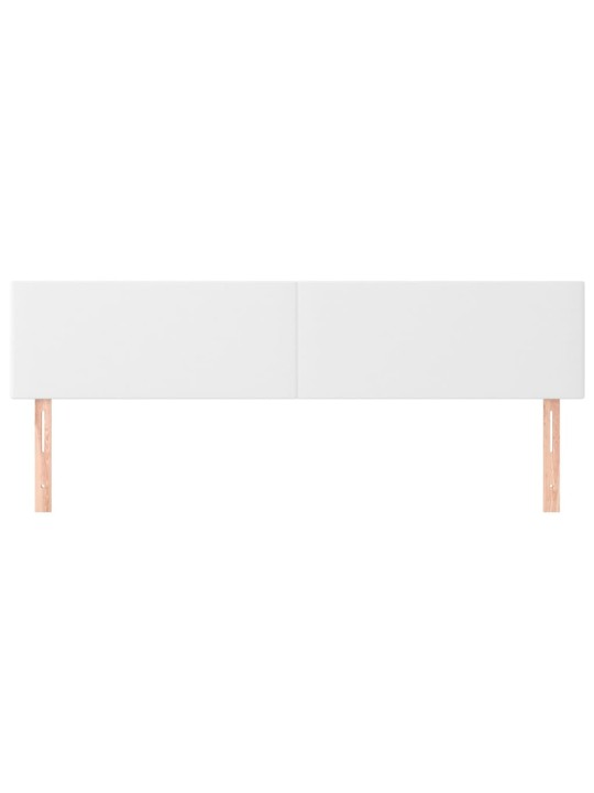 Galvūgalis,2vnt., baltos spalvos, 90x5x78/88cm, dirbtinė oda