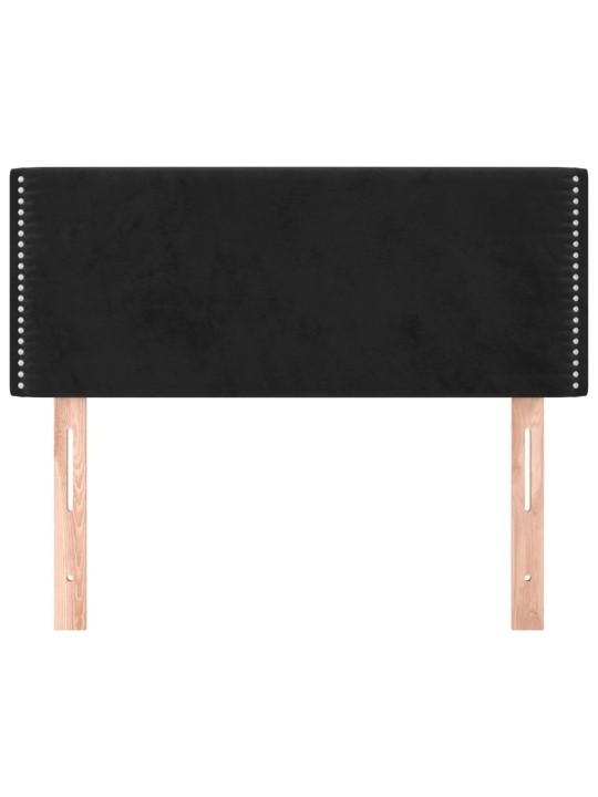 Galvūgalis, juodos spalvos, 80x5x78/88cm, aksomas