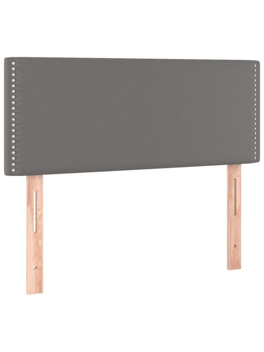 Galvūgalis, pilkos spalvos, 90x5x78/88cm, dirbtinė oda