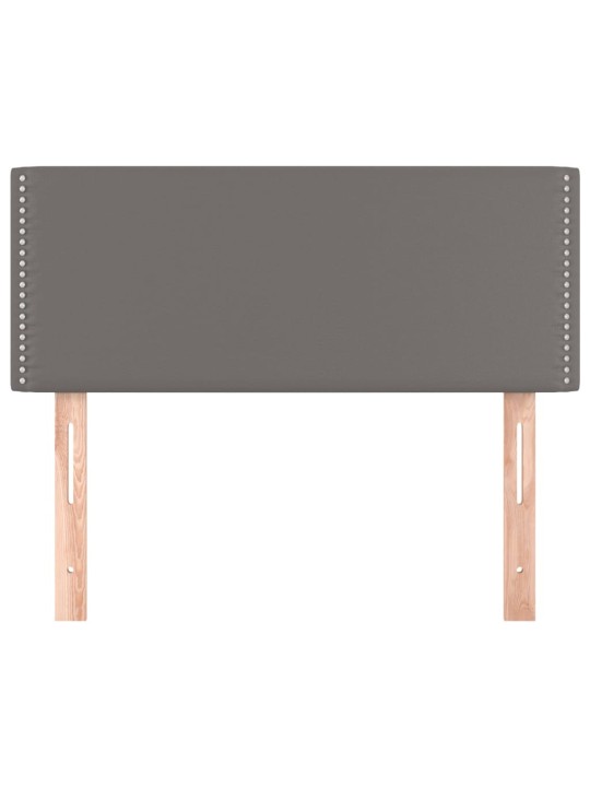 Galvūgalis, pilkos spalvos, 100x5x78/88 cm, dirbtinė oda