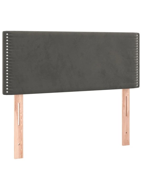 Galvūgalis, tamsiai pilkos spalvos, 100x5x78/88cm, aksomas
