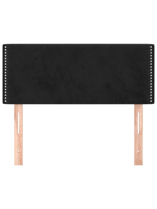 Galvūgalis, juodos spalvos, 100x5x78/88cm, aksomas