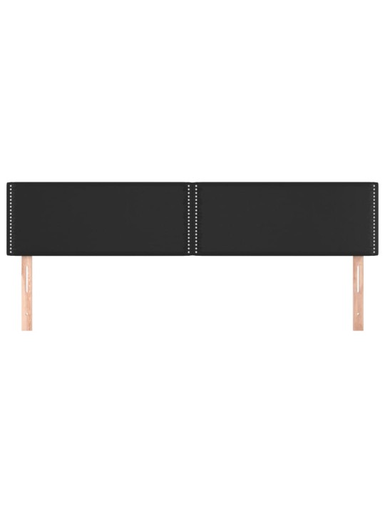 Galvūgalis,2vnt., juodos spalvos, 90x5x78/88cm, dirbtinė oda
