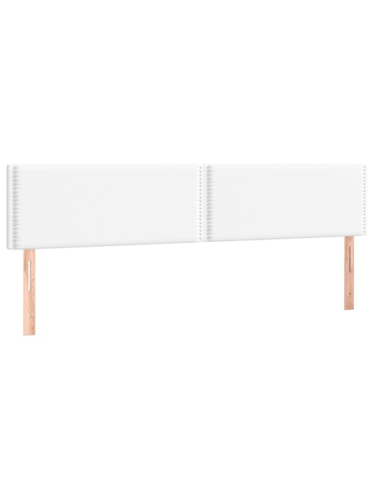 Galvūgalis,2vnt., baltos spalvos, 90x5x78/88cm, dirbtinė oda