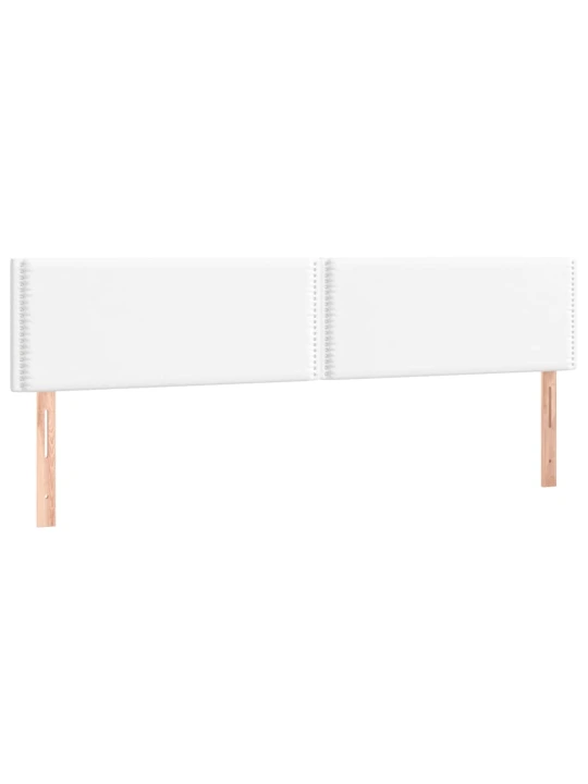 Galvūgalis,2vnt., baltos spalvos, 90x5x78/88cm, dirbtinė oda