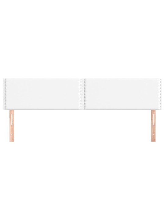 Galvūgalis,2vnt., baltos spalvos, 90x5x78/88cm, dirbtinė oda