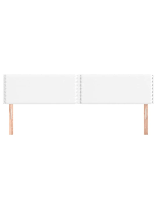 Galvūgalis,2vnt., baltos spalvos, 90x5x78/88cm, dirbtinė oda