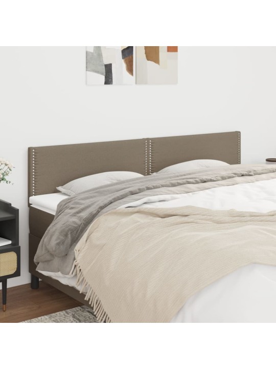 Galvūgaliai, 2vnt., taupe spalvos, 100x5x78/88cm, audinys