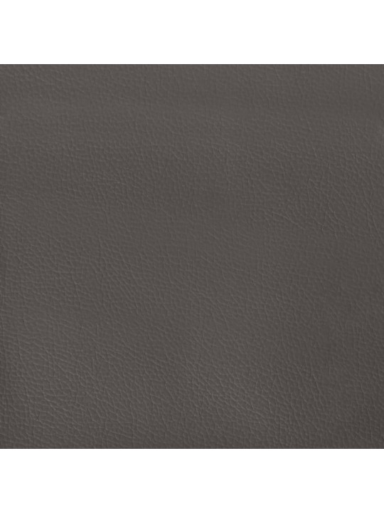 Galvūgalis, 2vnt., pilkos spalvos, 100x5x78/88 cm, dirbtinė oda