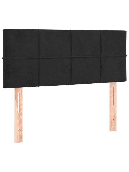 Galvūgalis, juodos spalvos, 90x5x78/88cm, aksomas