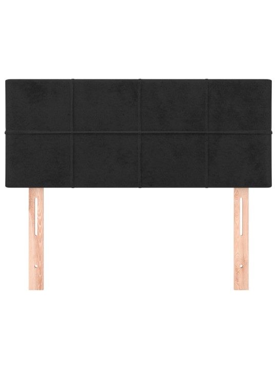 Galvūgalis, juodos spalvos, 100x5x78/88cm, aksomas