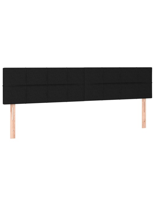 Galvūgalis, 2vnt., juodos spalvos, 80x5x78/88cm, audinys