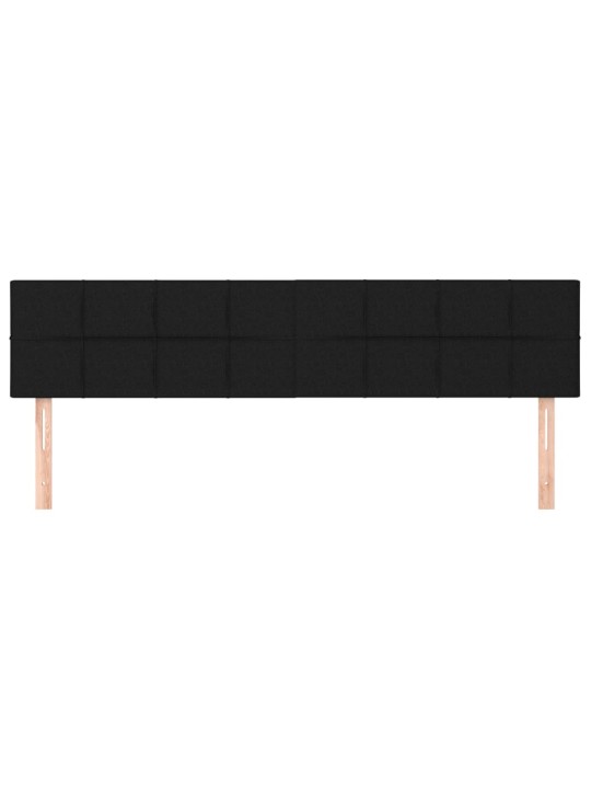 Galvūgalis, 2vnt., juodos spalvos, 80x5x78/88cm, audinys