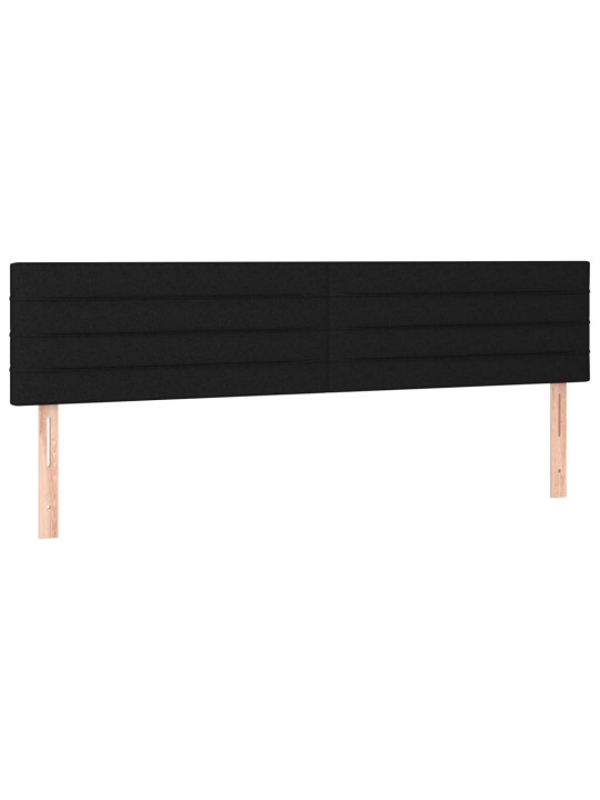Galvūgalis, 2vnt., juodos spalvos, 80x5x78/88cm, audinys