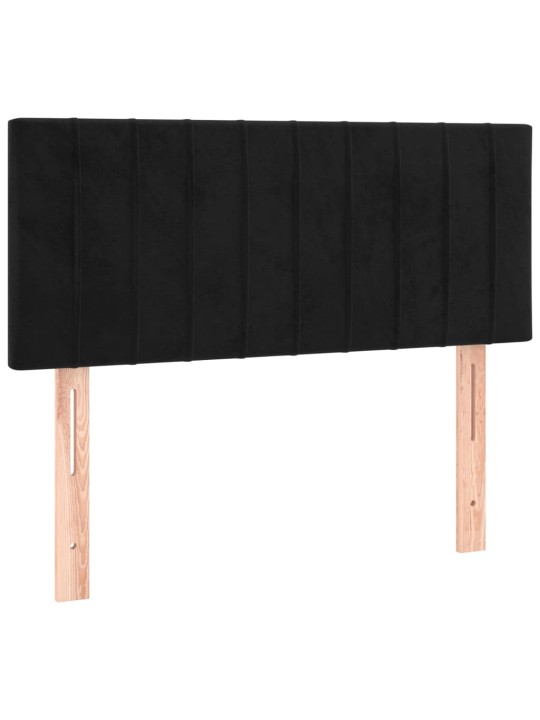 Galvūgalis, juodos spalvos, 80x5x78/88cm, aksomas