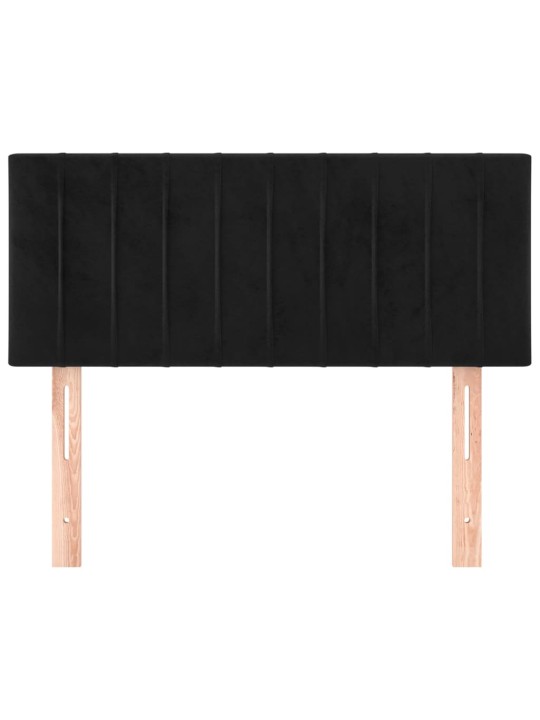 Galvūgalis, juodos spalvos, 80x5x78/88cm, aksomas