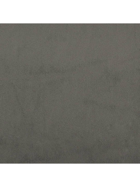 Galvūgalis, tamsiai pilkos spalvos, 100x5x78/88cm, aksomas
