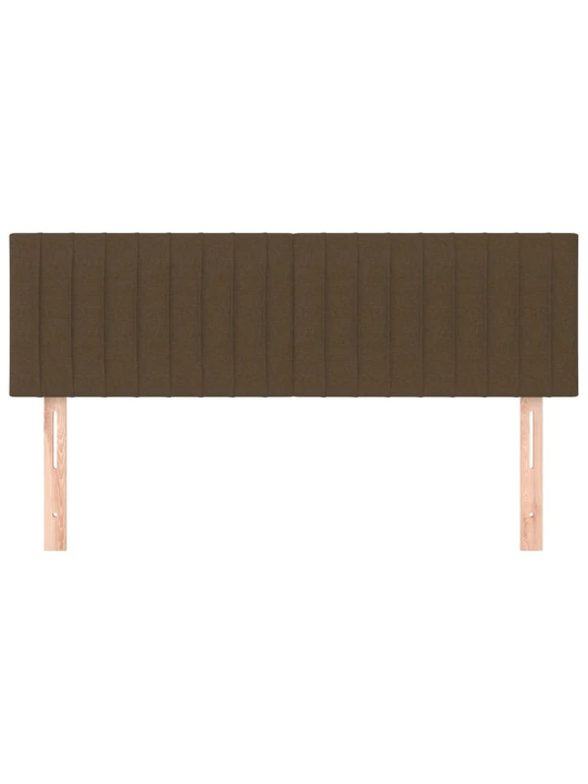 Galvūgaliai, 2vnt., tamsiai rudi, 72x5x78/88cm, audinys