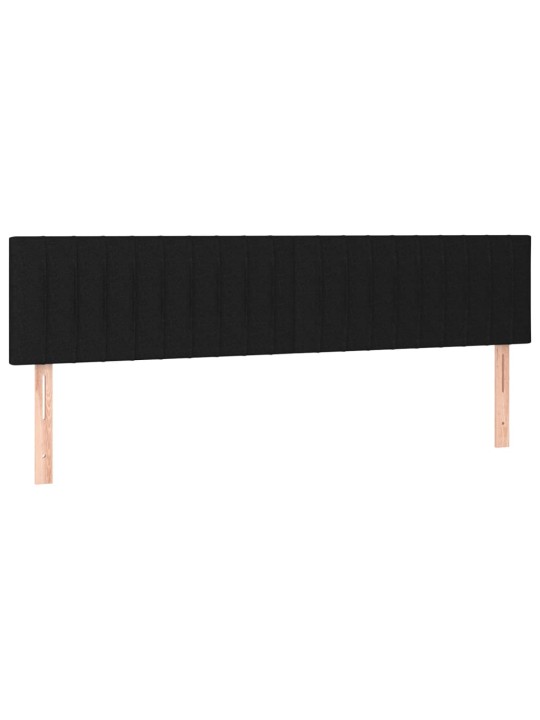 Galvūgalis, 2vnt., juodos spalvos, 80x5x78/88cm, audinys