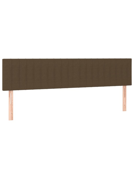 Galvūgalis, 2vnt., tamsiai rudos spalvos, 80x5x78/88cm, audinys