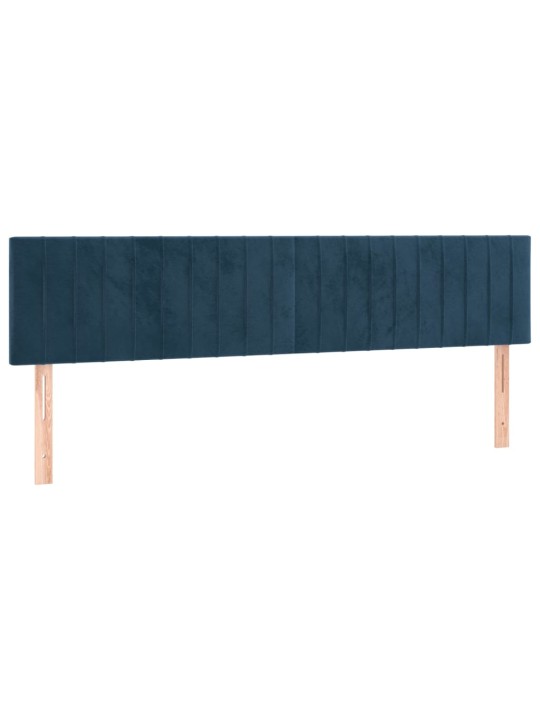 Galvūgalis, 2vnt.tamsiai mėlynos spalvos, 90x5x78/88cm, aksomas