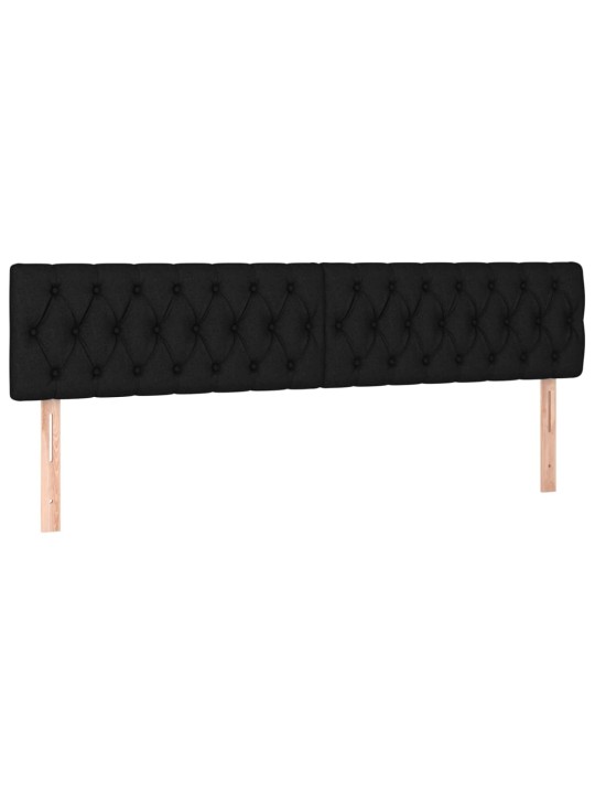 Galvūgalis, 2vnt., juodos spalvos,100x7x78/88 cm, audinys