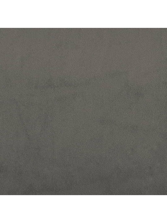 Galvūgalis, tamsiai pilkos spalvos, 90x5x78/88cm, aksomas