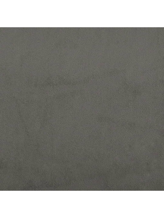 Galvūgalis, tamsiai pilkos spalvos, 100x5x78/88cm, aksomas