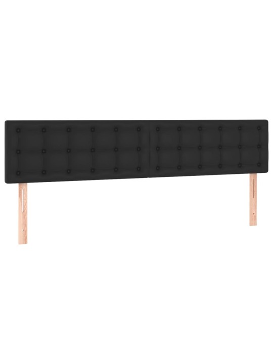 Galvūgalis,2vnt., juodos spalvos, 90x5x78/88cm, dirbtinė oda