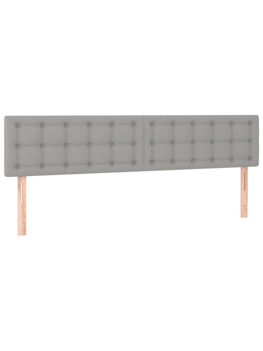 Galvūgalis, 2vnt.,šviesiai pilkos spalvos,100x5x78/88cm,audinys