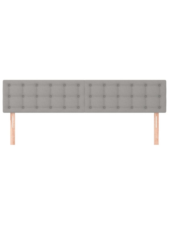 Galvūgalis, 2vnt.,šviesiai pilkos spalvos,100x5x78/88cm,audinys