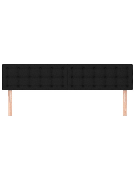 Galvūgalis, 2vnt., juodos spalvos, 100x5x78/88cm, audinys