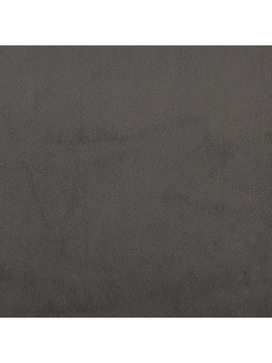Lovos rėmas, tamsiai pilkas,200x200 cm, aksomas