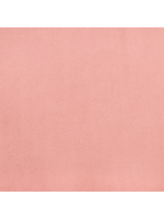 Lovos rėmas, rožinis, 200x200 cm, aksomas