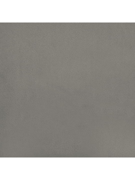 Lovos rėmas, šviesiai pilkos spalvos, 90x200cm, aksomas