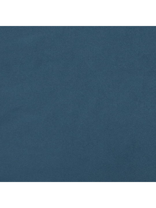Lovos rėmas, tamsiai mėlynos spalvos, 180x200 cm, aksomas