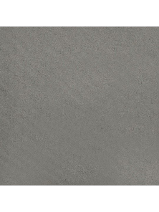 Lovos rėmas, šviesiai pilkos spalvos, 200x200 cm, aksomas